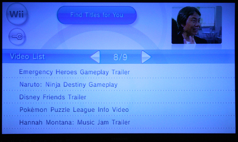 Illustration for article titled Nintendo Wii's Nintendo Channel Screenshot Tour and Hands-on
